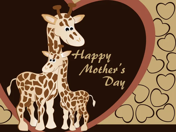 Illustratie voor mother's day viering — Stockvector