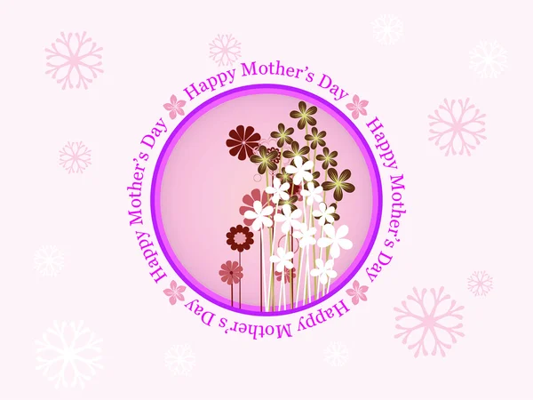 Illustration for happy mother's day celebration — Stock Vector