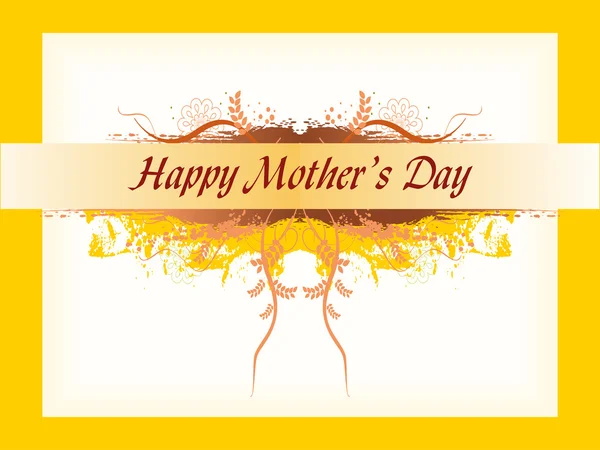 Boldog anyák napja ünnepség illusztráció — Stock Vector