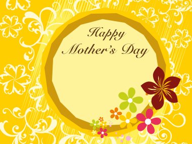 illustration for happy mother's day celebration clipart