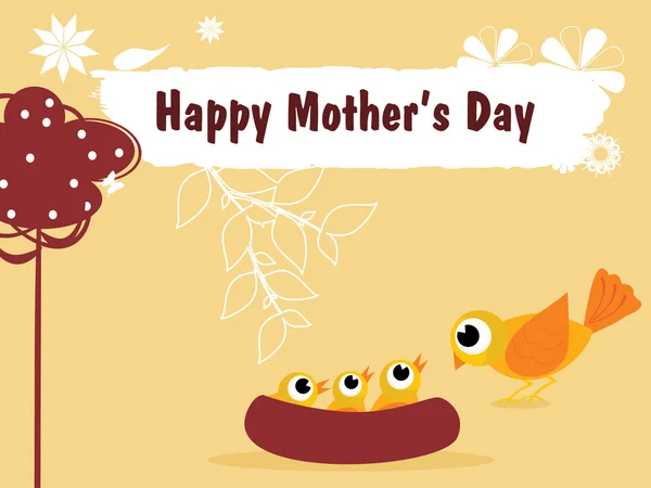 Illustration for mother's day celebration — Stock Vector