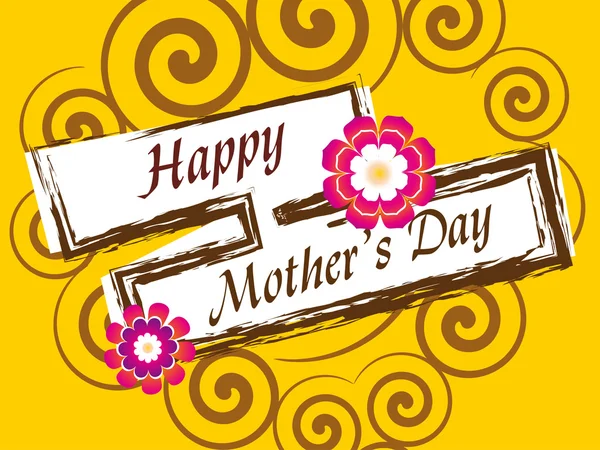 Boldog anyák napja ünnepség illusztráció — Stock Vector
