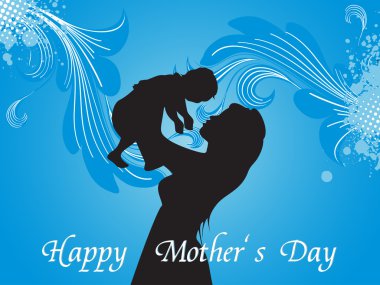 Illustration for happy mother clipart