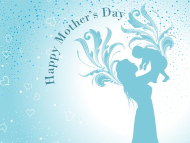 illustration for happy mother's day clipart