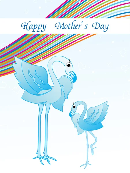 Illustration för glad mors dag — Stock vektor