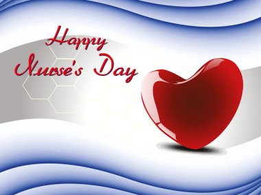 vector illustration for happy nurse's day celebration clipart