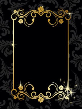 background with frame, illustration clipart