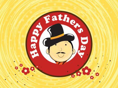 illustration for happy father's day celebration clipart