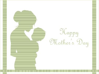 illustration for happy mother's day clipart