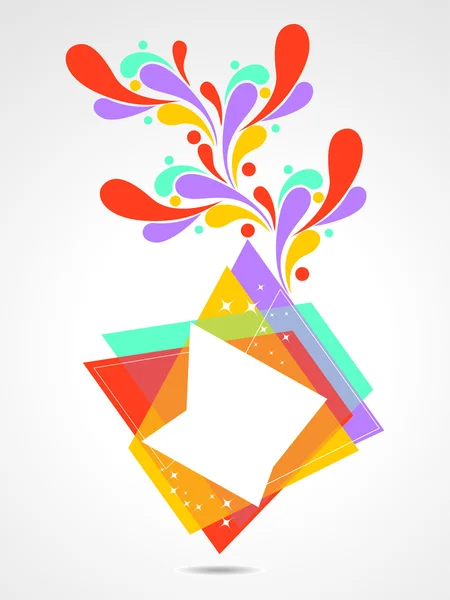 Illustration av färgglada abstrakt design bakgrund — Stock vektor