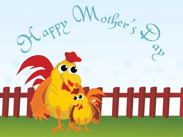 Illustratie voor Gelukkige moederdag — Stockvector