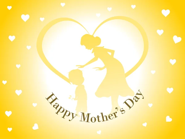 Boldog anyák napja illusztráció — Stock Vector