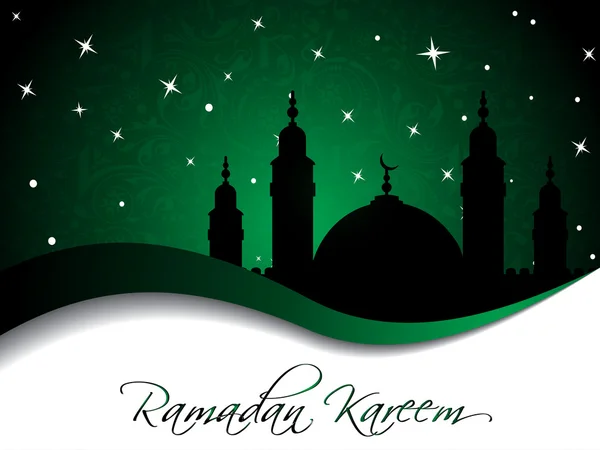 Illustration vectorielle pour ramadan kareem . — Image vectorielle