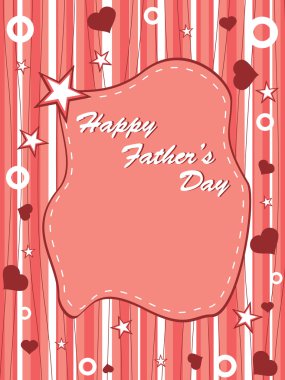 vector background for happy father's day celebration clipart