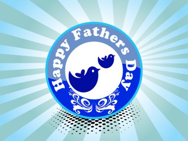 vector background for happy father's day celebration clipart