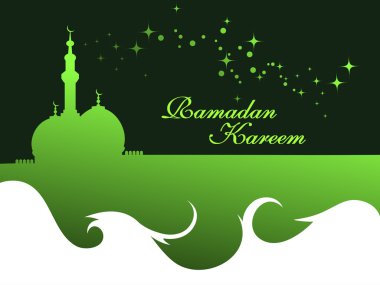 illustration for ramadan kareem celebration clipart