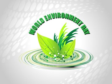 Abstract eco friendly concept illustration clipart