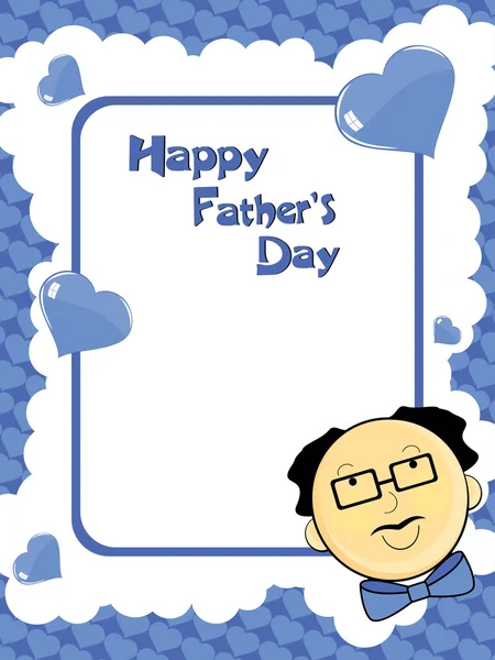 Fundo vetor para a celebração do dia do pai feliz — Vetor de Stock