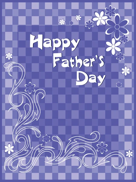 Arrière-plan vectoriel pour la fête des pères heureux — Image vectorielle
