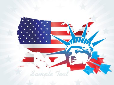 illustration for happy 4th july celebration clipart