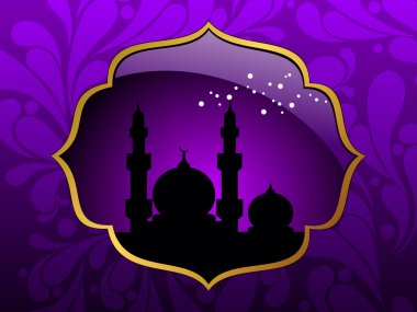 holy concept background for ramazan clipart