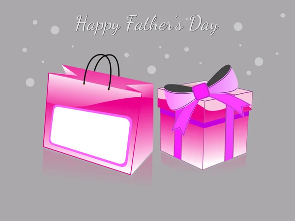 Greeting card for happy father's day — Stock Vector