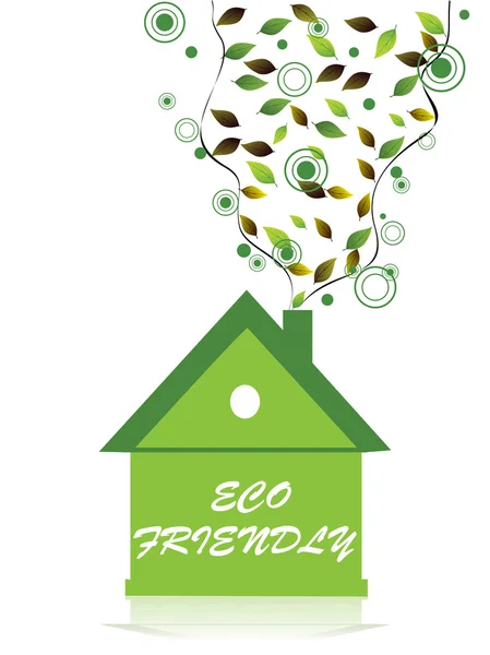 Resumo ilustração conceito eco friendly — Vetor de Stock