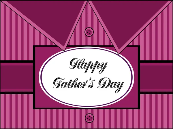 Cartão de saudação para o dia do pai feliz — Vetor de Stock