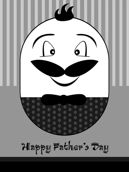 Cartão de saudação para o dia do pai feliz — Vetor de Stock