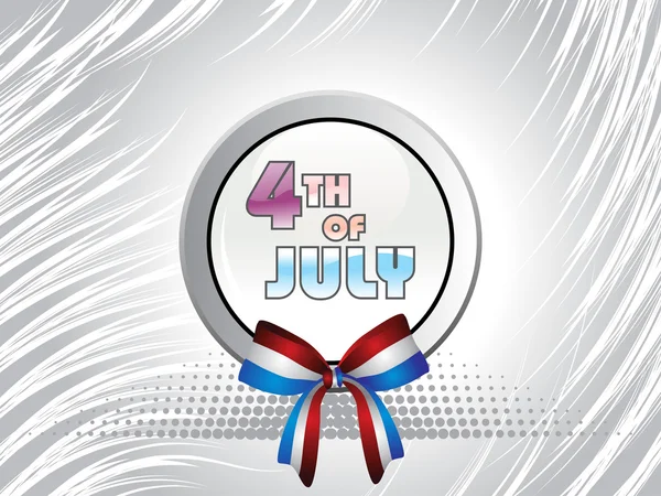 Иллюстрация для счастливого празднования 4 июля — стоковый вектор