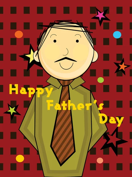 Ilustração para celebração do dia do pai — Vetor de Stock