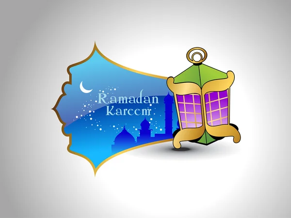 Ilustrasi untuk perayaan Ramadhan - Stok Vektor