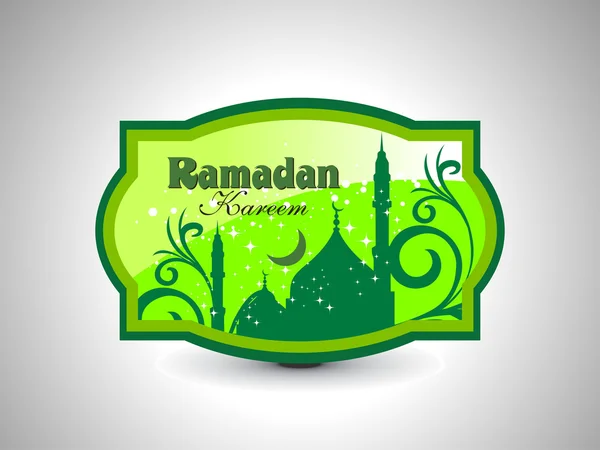 Ilustración para la celebración del ramadán — Vector de stock