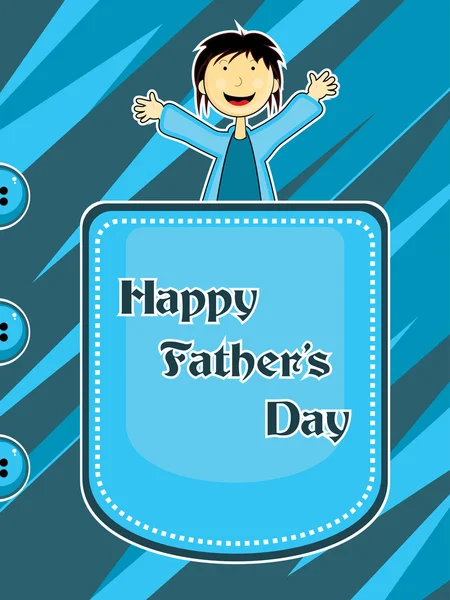 Ilustração para celebração do dia do pai — Vetor de Stock