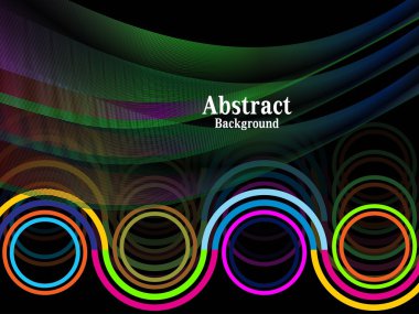 colorful abstract background, illustration clipart