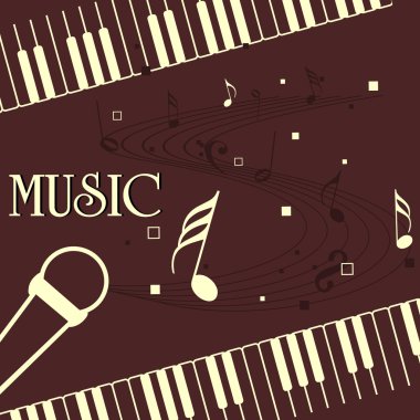 musical note background clipart