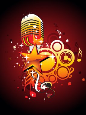 musical background clipart