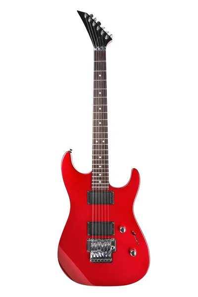Gitara elektryczna na białym tle — Zdjęcie stockowe