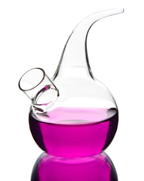 Laboratory glassware isolated — Stock Photo, Image