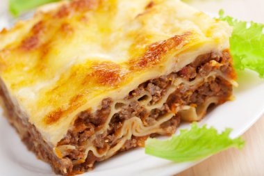 Lasagna bolognese clipart