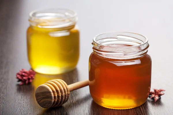 stock image Honey in jar