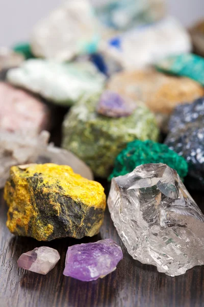 Verschillende mineralen — Stockfoto