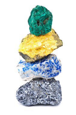 Minerals isolated clipart