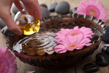 Essential oil for aromatherapy clipart