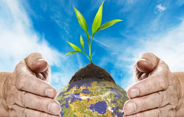 Den Planeten retten — Stockfoto