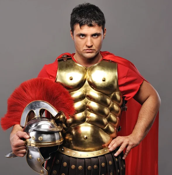 Retrato de un soldado legionario romano —  Fotos de Stock