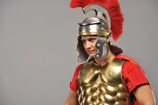 Portrait of a legionary soldier — Stock Photo, Image