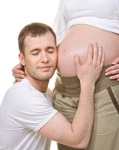 Bella coppia in attesa di un bambino — Foto Stock