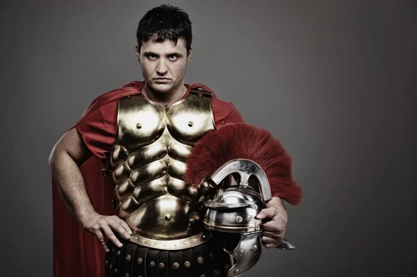 Portréja egy római légiós katona — Stock Fotó