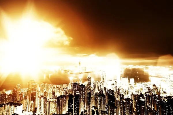Apocalypse in the city — Stock Photo, Image